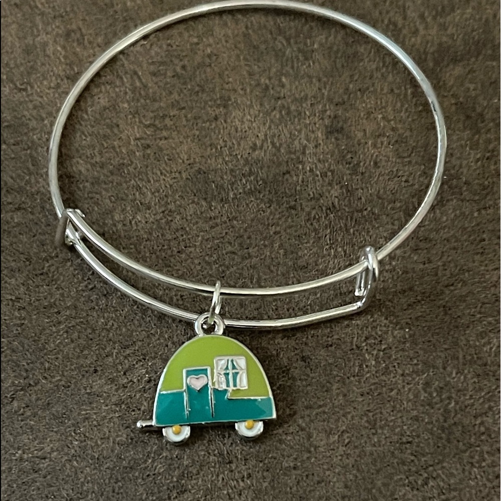 Camping charm bracelet